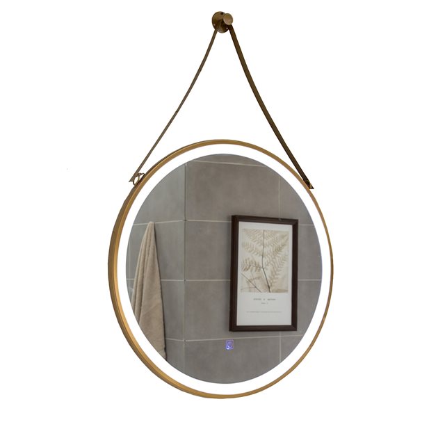 Led Bathroom Mirror Hilton  Hanging  Gold 60