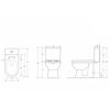 Toilet Set Marcio Plus for disabled persons 66 x 37 x 85