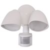 Ashley Double LED White Outdoor Wall Light with Sensor IP44
