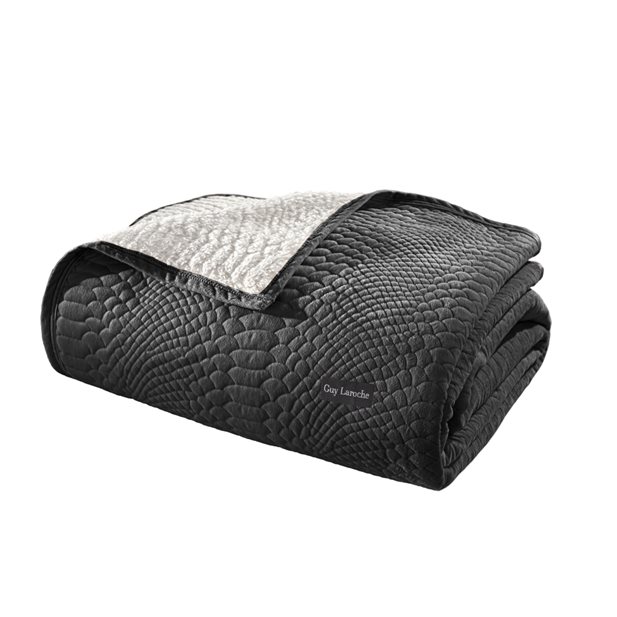 Guy Laroche Blanket Capsule Anthracite Set Single Blanket & Pillow 160 x 220