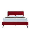 Bella Project Red Semidouble Bed 149 x 217 x 103
