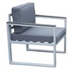 Galana Grey Outdoor Lounge Set with adjustable height table