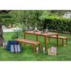 Urban Outdoor Acacia Wood Dining Table