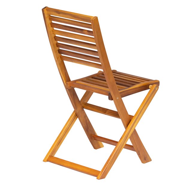 Emily Outdoor Acacia Wood Chair