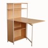 Rimbo Bookcase With Folding Office 62.3 x 30 / 98 x 124
