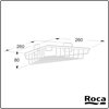 Victoria Corner Basket ROCA A816686001 Can be mounted without screws