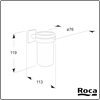 Victoria Toothbrush Holder Roca A816681001 Can be mounted without screws