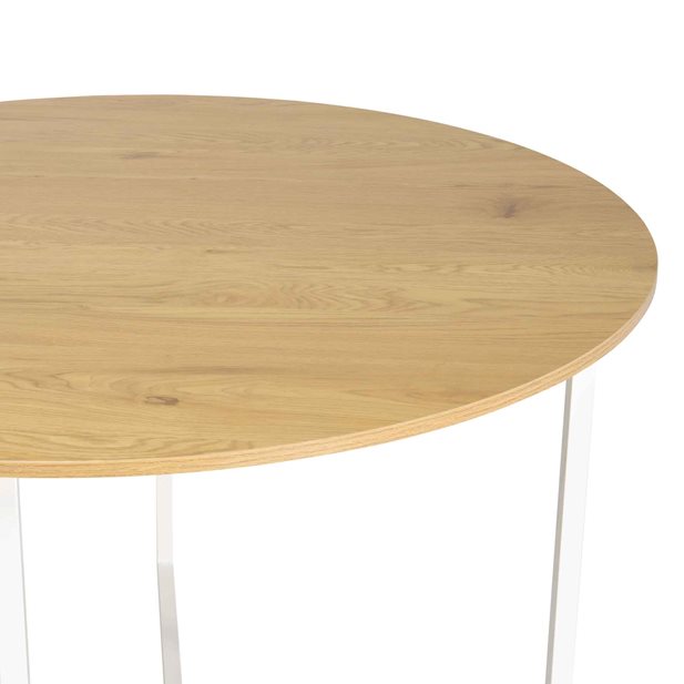 Mary Natural Round Dining Table 120 x 120 x 76