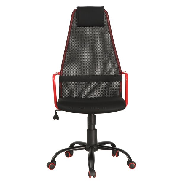 Manager Black-Red Office Chair 64 x 61.5 x 114/124.5