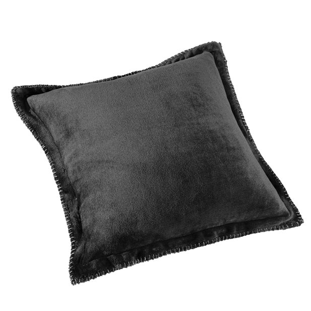 Guy Laroche Velvet Anthracite Set Single Blanket & Pillow 160 x 200