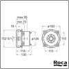Roca Box For Concealed Installation Faucets Roca A525869403