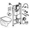 Sol 4in1 4-In-1 Set For Wc, 1.13 M Installation Height With Concealed Cistern And Flush Plate 394990