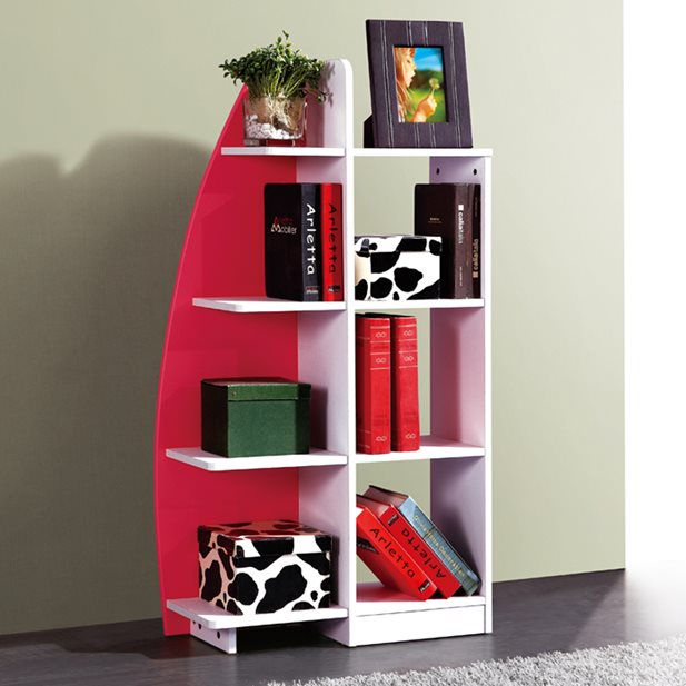 Assen Pink Children's Bookcase