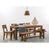 Geilo Rustic Wooden Dining Table 200 x 90 x 76