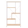 Halden Medium Sonoma Oak-White Shelves Unit