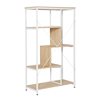 Halden Medium Sonoma Oak-White Shelves Unit
