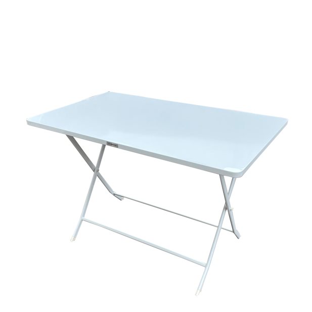 Bento White Rectangular Outdoor Folding Table