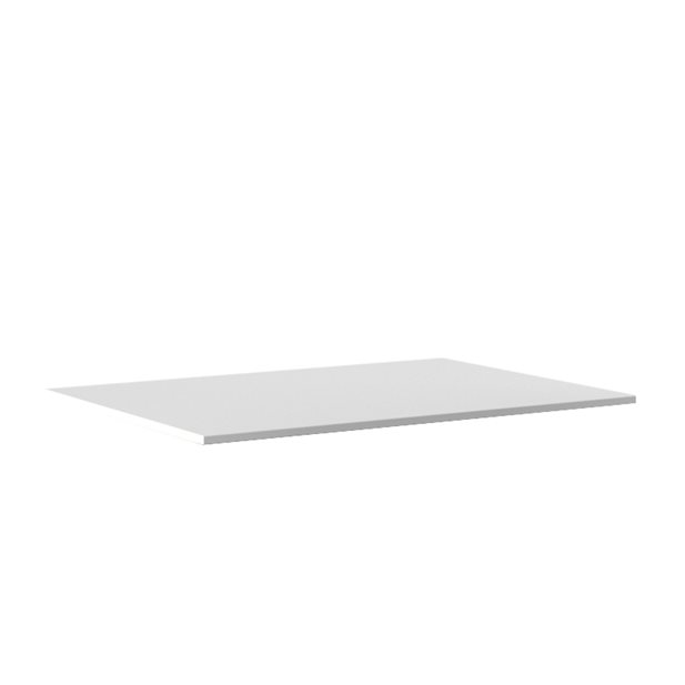 Πάγκος Plywood Glossy White 92x52x2cm