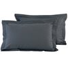 Das Home Best Colours Pair Pillow Cases Grey 1007 50 x 70+5