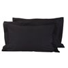 Das Home Best Colours Pair Pillow Cases Black 1015 50 x 70+5