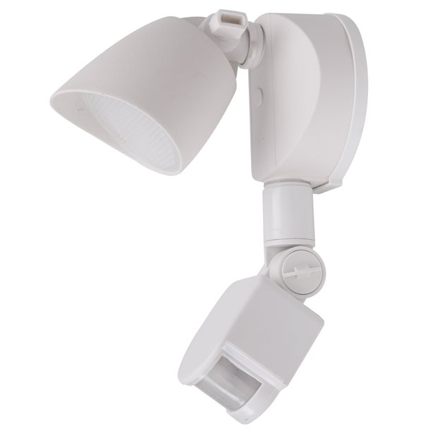 Ashley LED White Outdoor Wall Light with Sensor IP44