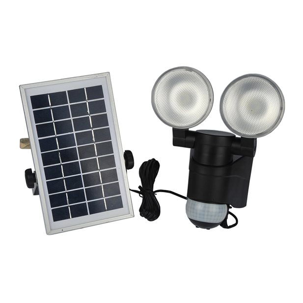 Ηλιακός Προβολέας Κήπου Με Ανιχνευτή Κίνησης Διπλός Solar Sensor LED Alena 18 x 13 x 22,6 IP44 ABS