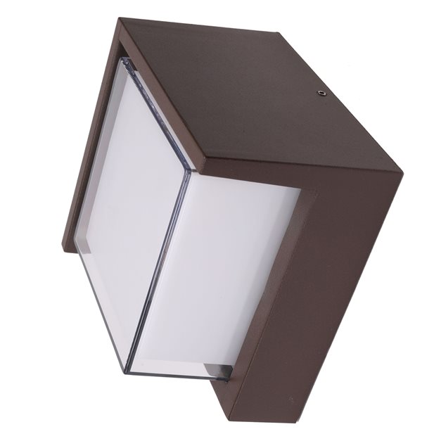 Kate LED Brown Outdoor Wall Light IP44