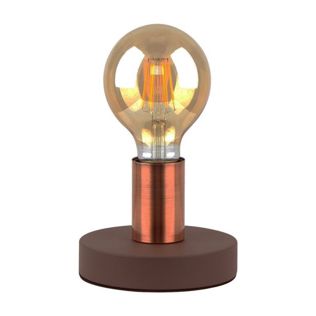  Josephine Coffee And Copper Lamp Table Lamp