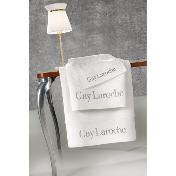 Guy Laroche Futura White Πετσέτες Σετ 3 τεμ (Σώματος-Προσώπου-Χεριών) 70 x 140/50 x 90/30 x 50