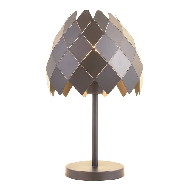 Valentina Grey Table Lamp