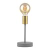 Josephine Tall Grey And Bronze Table Lamp