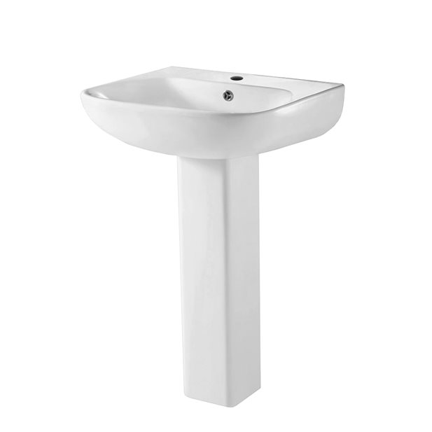 Santo Washbasin with Full Pedestral 55,5 x 46,5 x 85