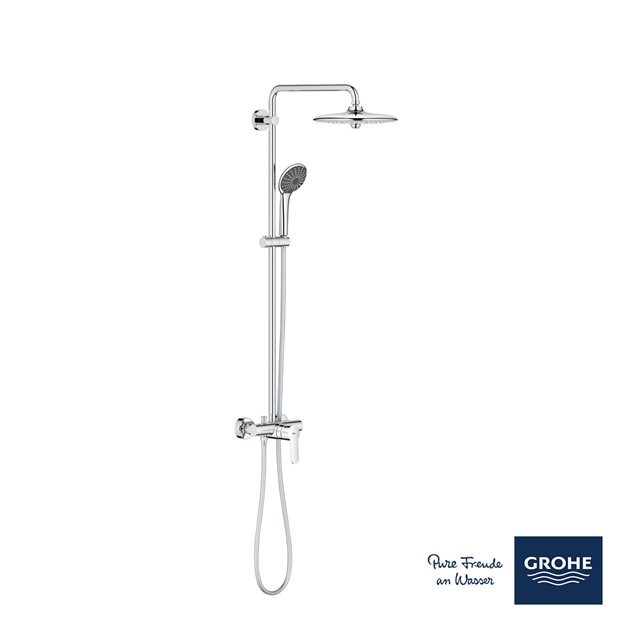 Vitalio Joy 260 Shower System With Exposed Single Lever Mixer 27684001 Grohe