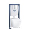Solido 5in1 3-6l 1,13m Set For Wc, 1.13 M Installation Height With Concealed Cistern And Flush Plate