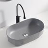 Countertop Washbasin Andrio Grey Matt 55 x 31 x 15