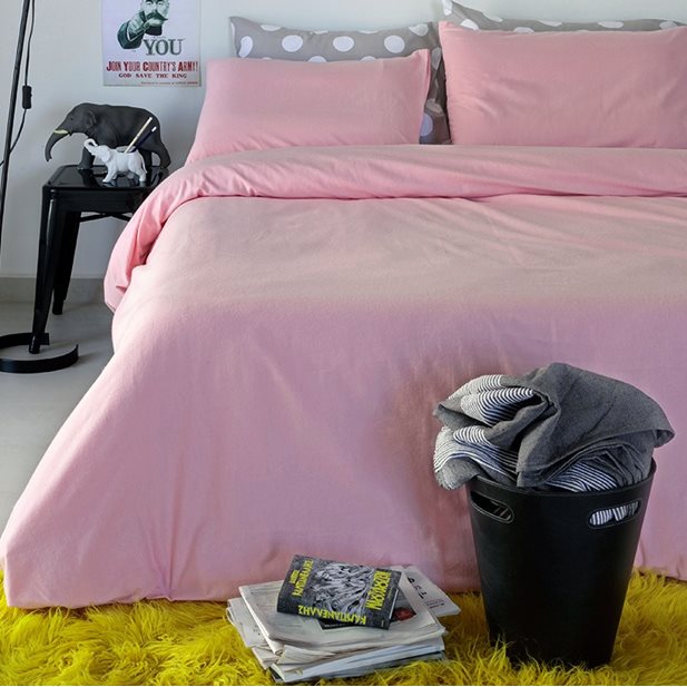 Melinen Urban Line Rose Bed Sheet Fitted Queen Sized/King Size 175 x 200+32cm