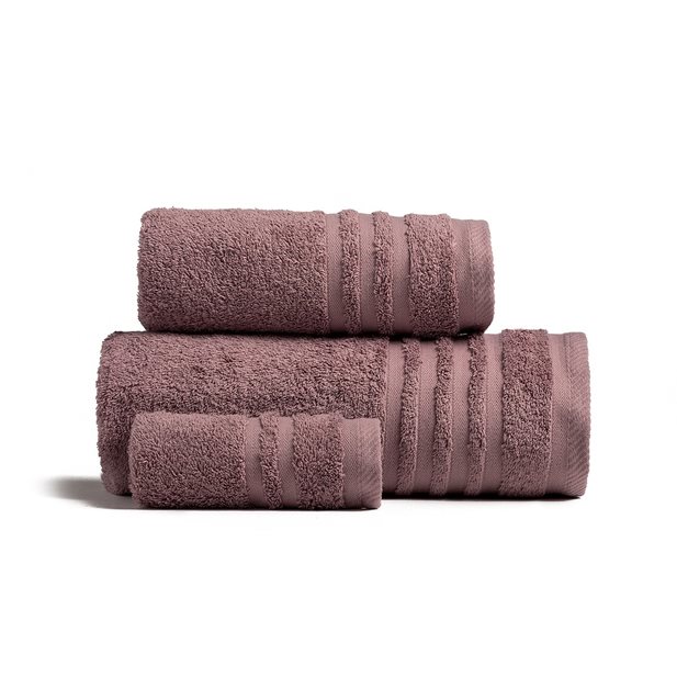Melinen Premio Grey/Lilac Hand Towel 30 x 50
