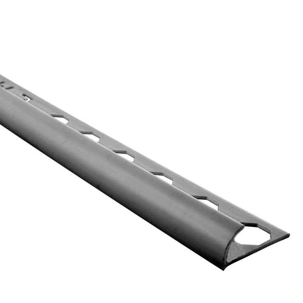 Προφίλ PVC Πλακιδίων Μαύρο Οβαλ 10 mm Πολλαπλών Χρήσεων Say 103 270 cm