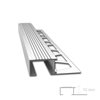 Tile  Trim Aluminium Matt  10mm  In Anti-Slip Step Edge Say 402