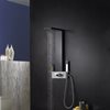 Στήλη Μπάνιου Αλουμινίου Life Black 92,5 x 45 x 50