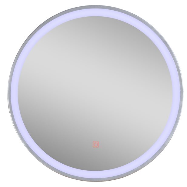 Καθρέπτης LED Hilton Oval Chrome 60