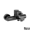 Naia Wall Mounted Shower / Bath Mixer In Titanium Black Roca A5A0296CN0