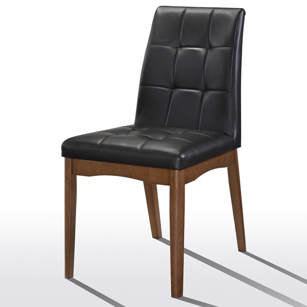 Logan Walnut-Black Dining Chair