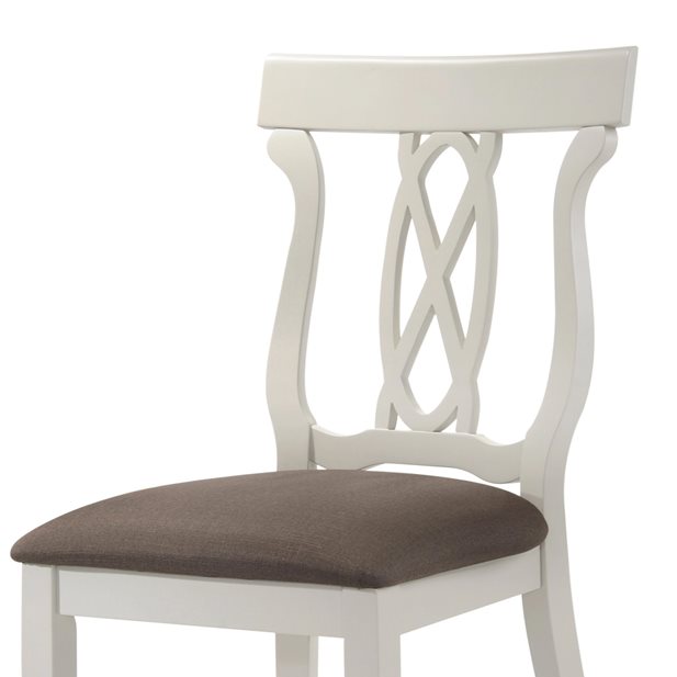 Καρέκλα Alpin White Chalk - Καφέ 49 x 57,5 x 98
