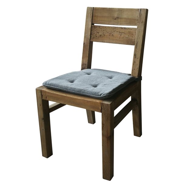 Καρέκλα Ξύλινη Rustic Oppland με μαξιλάρι 49 x 55 x 86,5