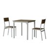 Τραπέζι Liam Oak Με 2 Καρέκλες Liam 75 x 75 x 75