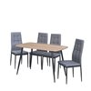 Nuova Dining Table with 4 Chairs 120 x 70 x 72