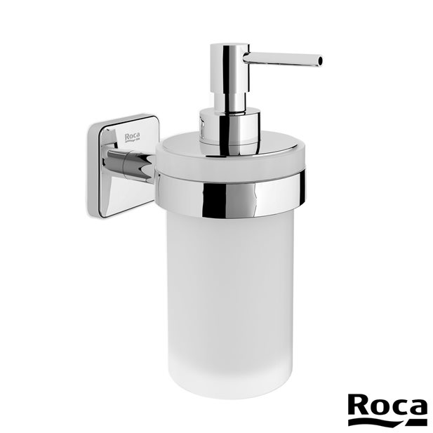 Victoria Dispenser Γυάλινο Roca A816678001 Τοποθετείται και χωρίς βίδες
