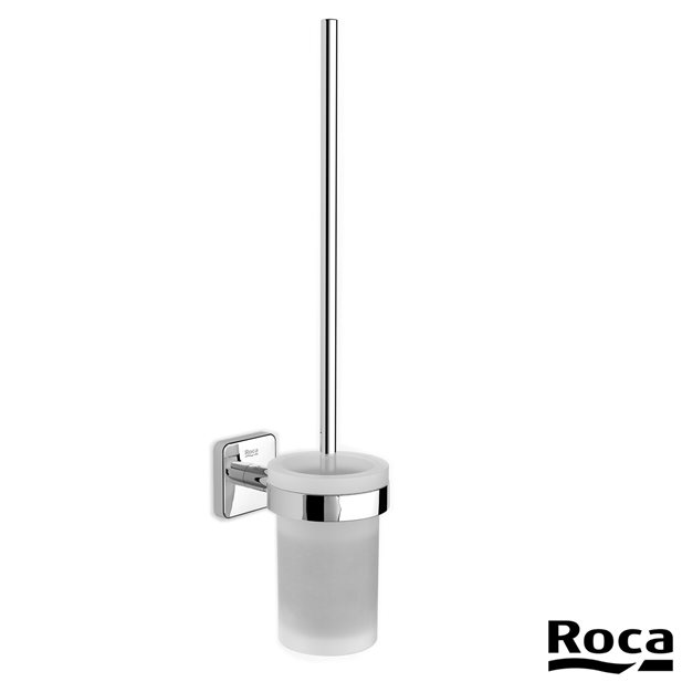 Victoria Glass Toilet Brush Holder Roca A816667001 Can be mounted without screws