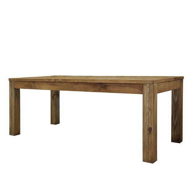 Geilo Rustic Wooden Dining Table 200 x 90 x 76